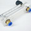 100-1000mL/min LZM-6T Acrylic Panel Water Liquid Flowmeter Rotameter With Control Valve Push In Fit 6mm Tube