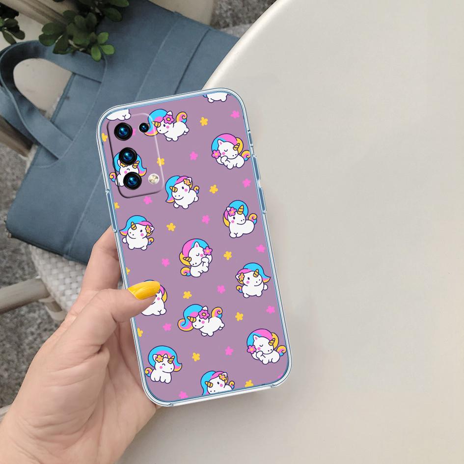 AQ25 Cartoon Unicorn Phone Case for Motorola Moto G10 G20 G30 G31 G32 G34 G35 G41 G42 G50 G51 G52 G55 G60 G60S G62 G71 G72 G75