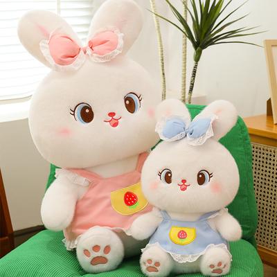 Новая милая плюшевая игрушка-кролик, кукла маленького белого кролика, подушка для сна, тряпичная кукла, детский подарок, девочка