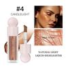 Body Face Contouring Bronzer Silky Glow Contour Shimmer Illuminator Beauty Light Liquid Highlighter, 04 04, 1 Piece