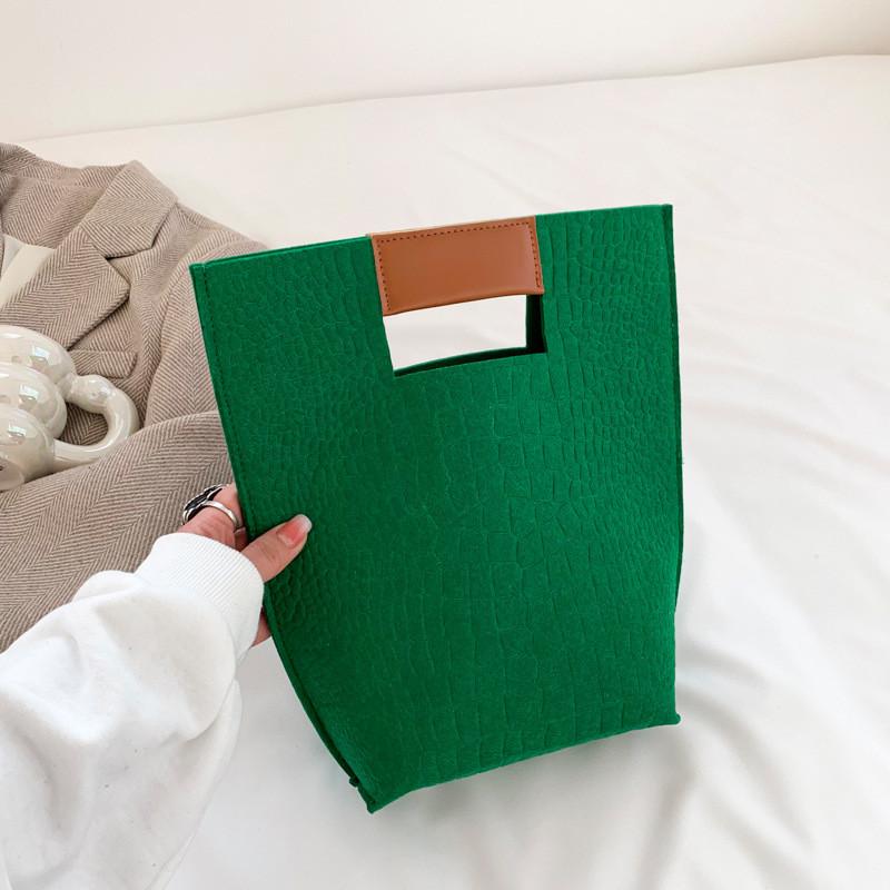 Стильная женская сумка-тоут, летняя трендовая сумка большой вместимости, черного, зеленого, оранжевого, фуксии и хаки цвета