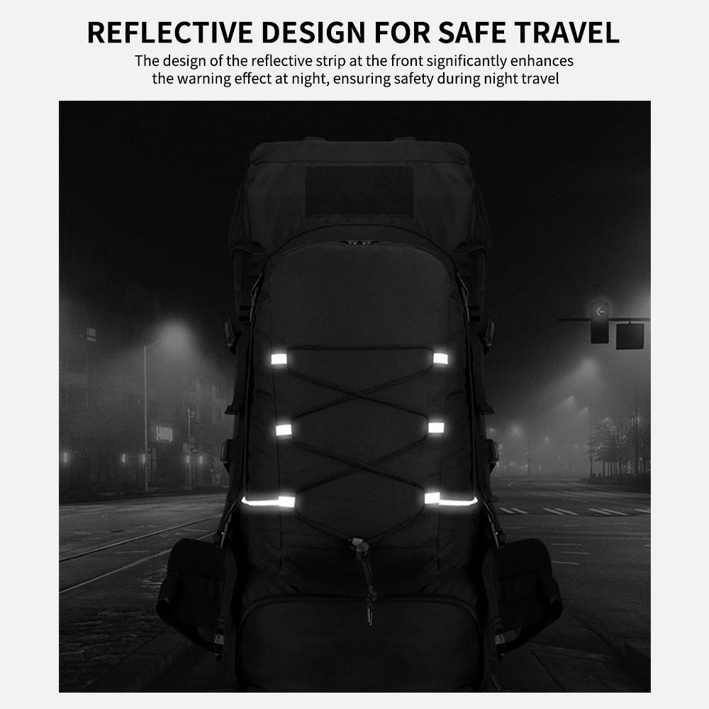 2 в 1 альпинистский рюкзак большой емкости походный рюкзак нейлоновый рюкзак для кемпинга с дождевиком