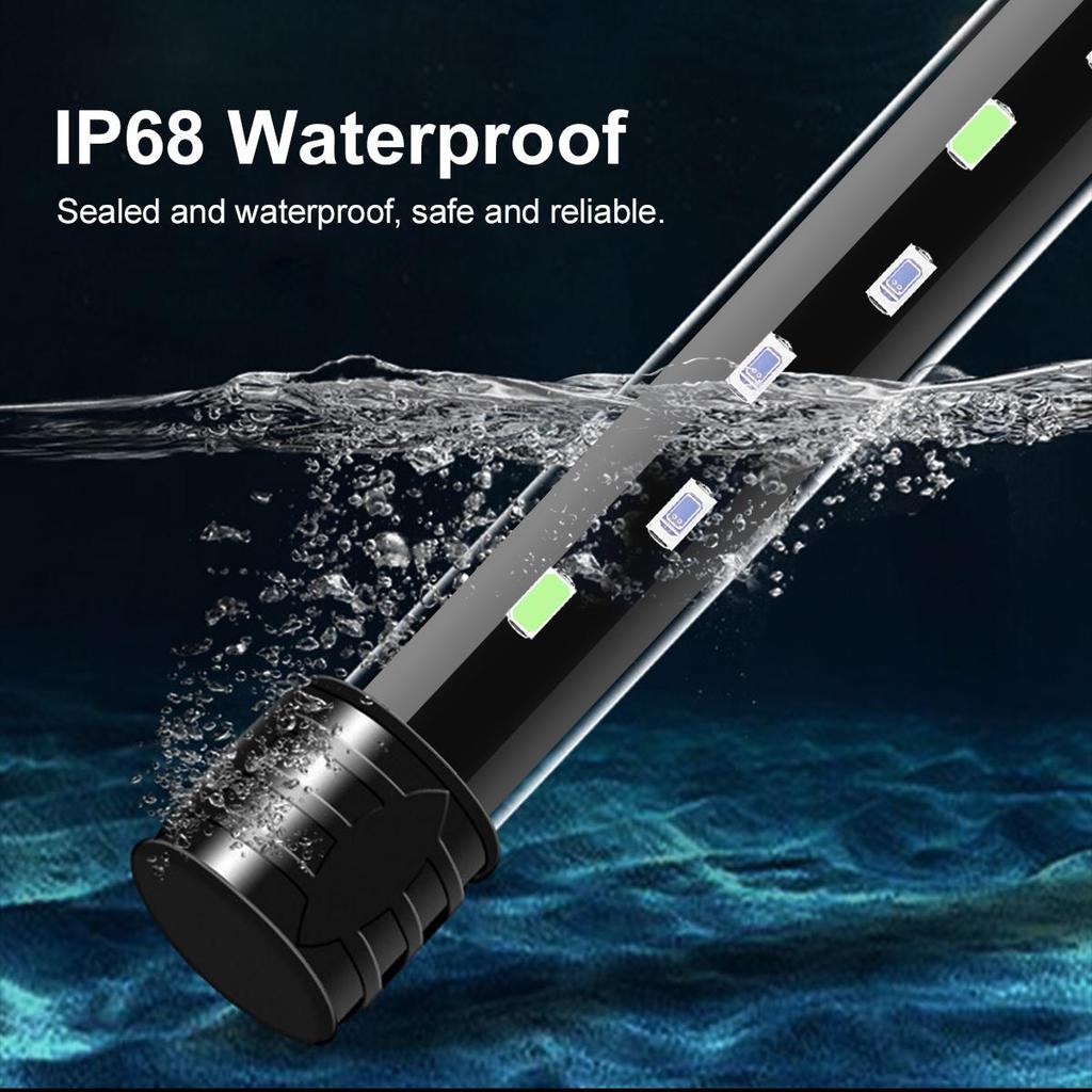 Aquarium LED Bar Light Waterproof Fish Tank Light 18/22/38/48 CM Underwater Aquario Lamp Aquariums Decor Lighting 220V EU Power
