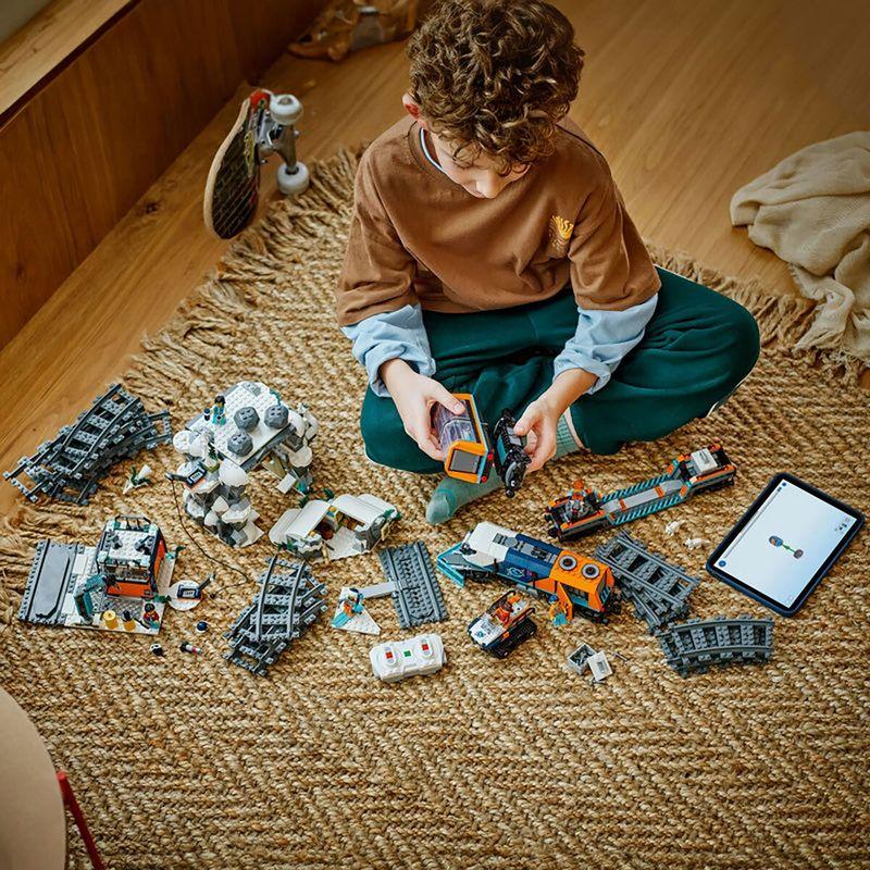 LEGO Арктический Полярный Экспресс Поезд Городских Исследователей