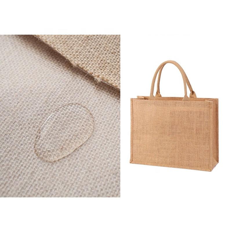 PE Laminated Burlap Jute Fabric Waterproof Hessian Fabric for Bags