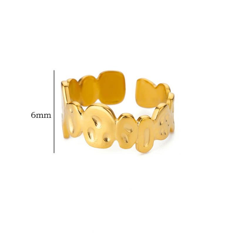 Individual Cold Wind Adjustable Ring Niche Lava Design Sense Simple Silver Fashion High Sense Open Ring