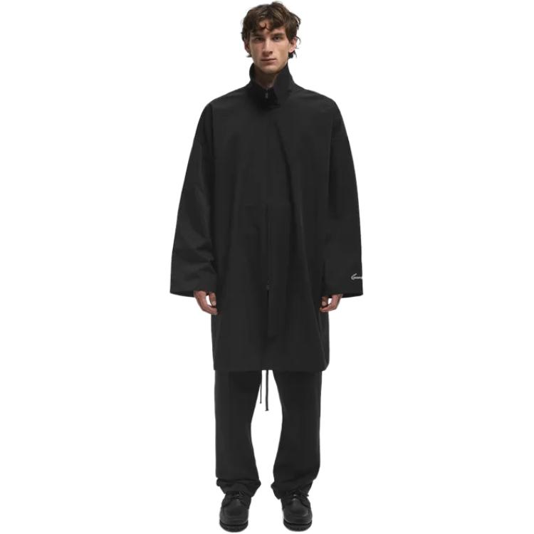Fear of God Essentials Нейлоновая куртка на молнии мужская куртки черная 202SP256560F
