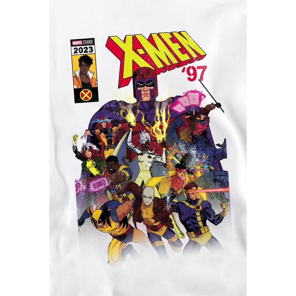 Marvel Унисекс Взрослый X-Men Comic Cover Team Толстовка