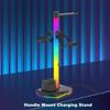 Стойка для контроллера RGB Стойка для дисплея наушников для контроллера PlayStation 5/4 Зарядная станция со светодиодной подсветкой RGB Стойка для игровой гарнитуры