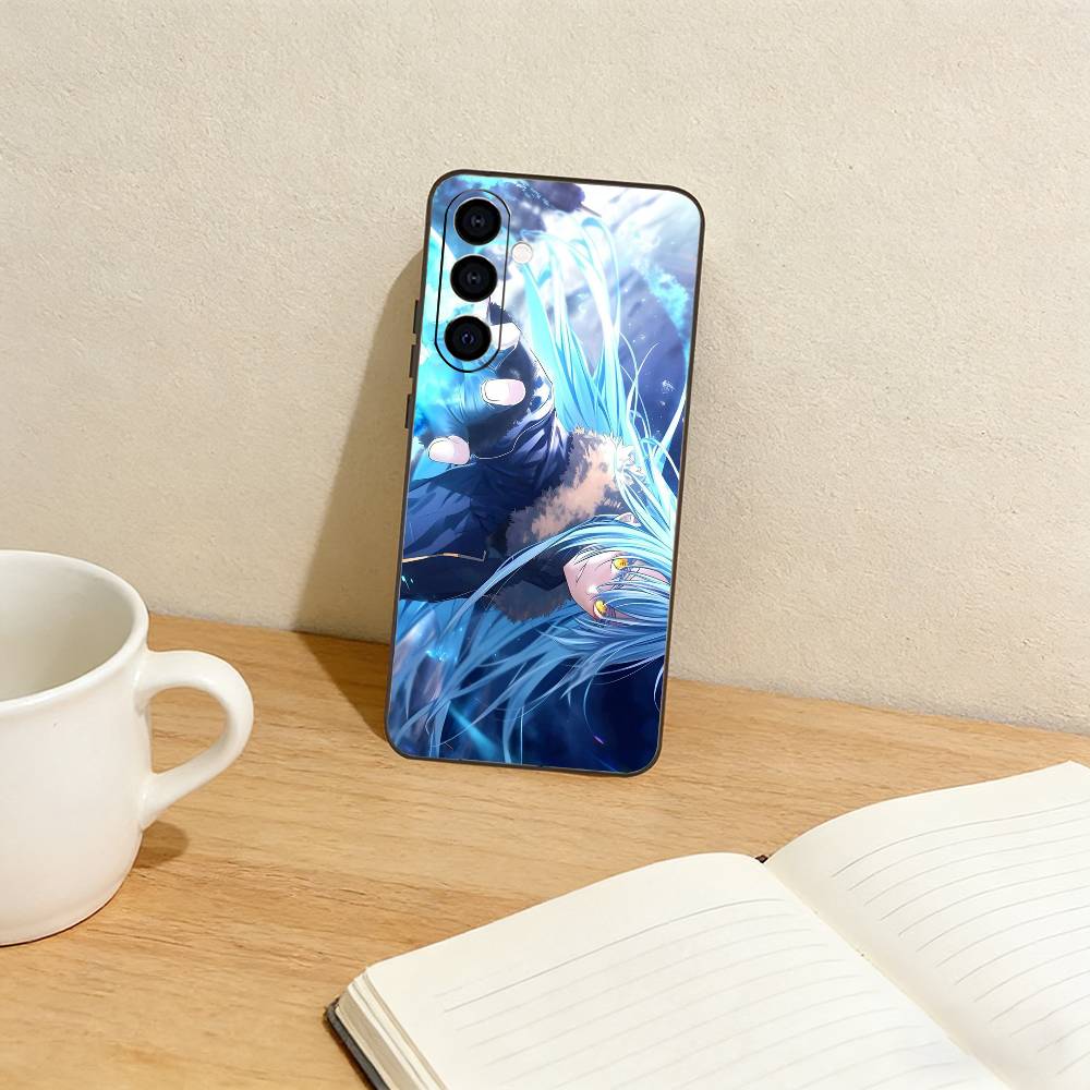 R-Rimuru-U Tempest T-Tensei Чехол для телефона Samsung Galaxy A73,A72,A71,A70,A53,A52,A51,Другие Мягкий черный чехол
