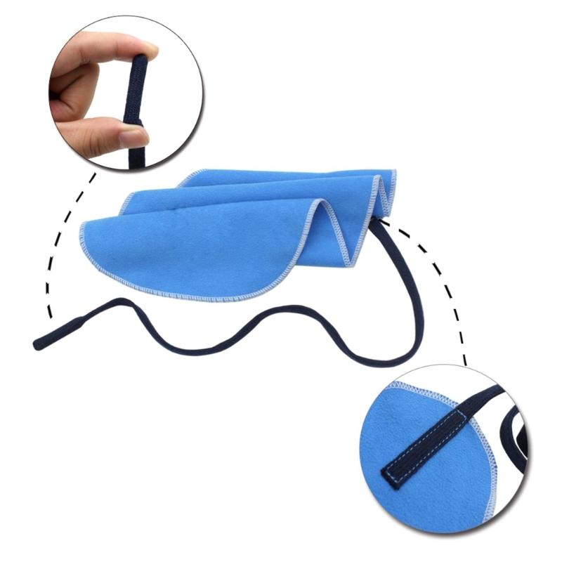 Saxophone Cleaning Cloth Durable Pull Through Cloth Soft Rag Sax Cleaning Tool for Flute and Wind & Woodwind Instrument