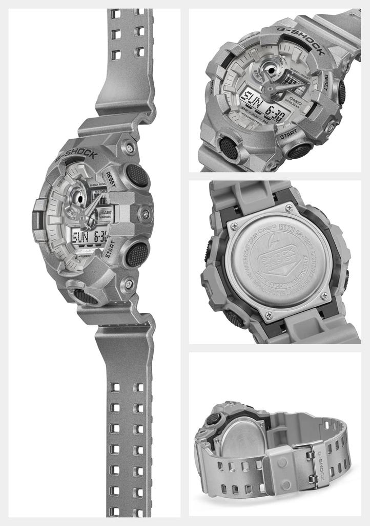 Мужские серебристые часы Casio из серии Forgotten Future G-Shock GA-700FF-8AJF