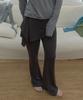 PISCESS [Set] Soft Layered Skirt Pants_3 Colors