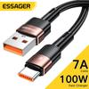 Essager 7A USB Type C Cable Type C Cable Mobile Phone Fast Charge Wire USB C Cable for Xiaomi Samsung Huawei Andriod Type C Data Charging Cable Cord