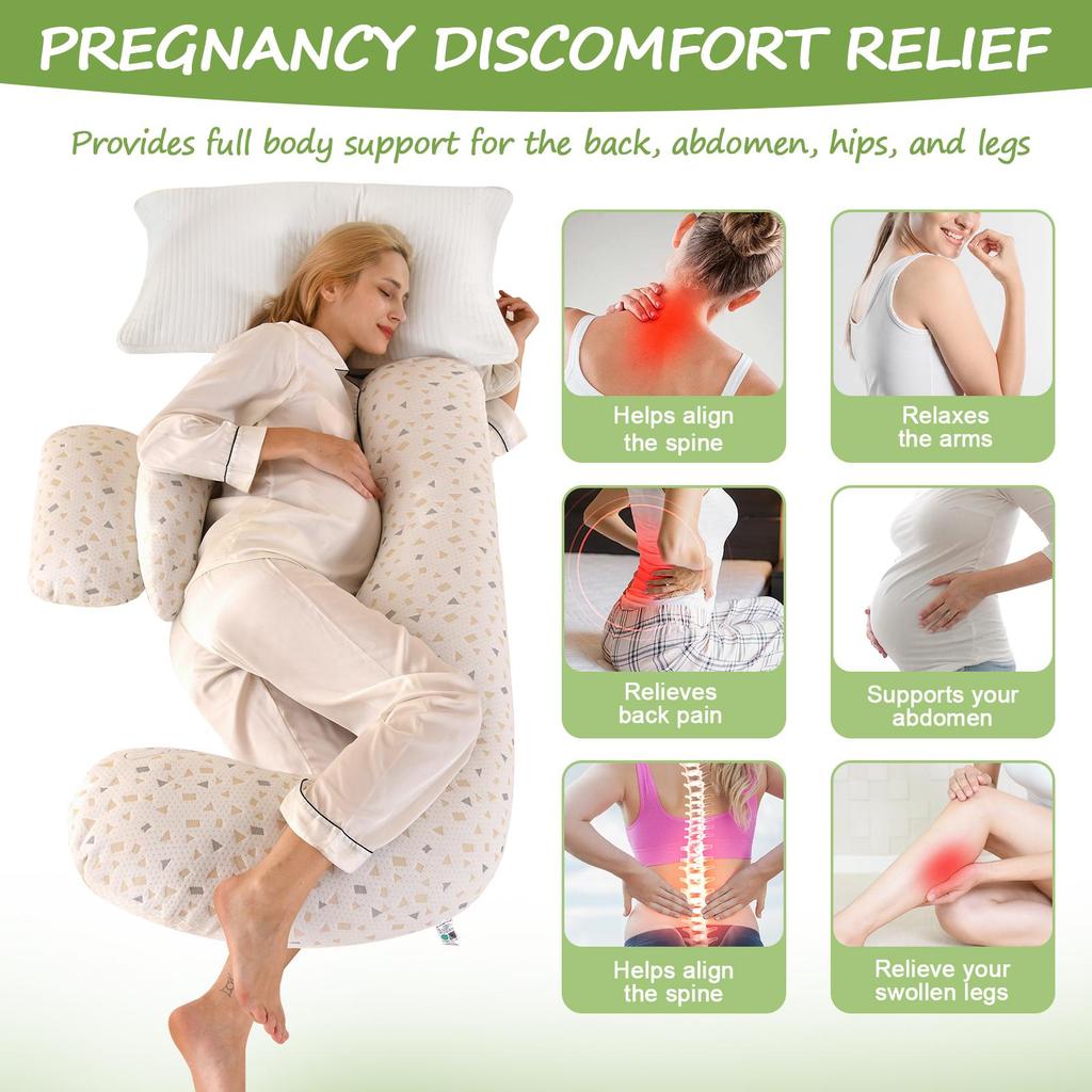 Large Body Pillow, Breathable Full Body Pillow for Side Sleeper Long Bed Pillow