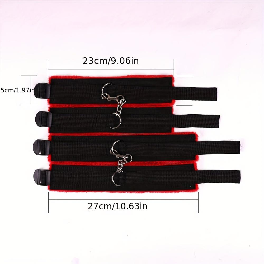 1pc BDSM Bondage Set Stainless Steel Extend Spreader Pole Sex Handcuffs Ankle Cuffs Fetish Restraints Adult Sex Toys For Couple