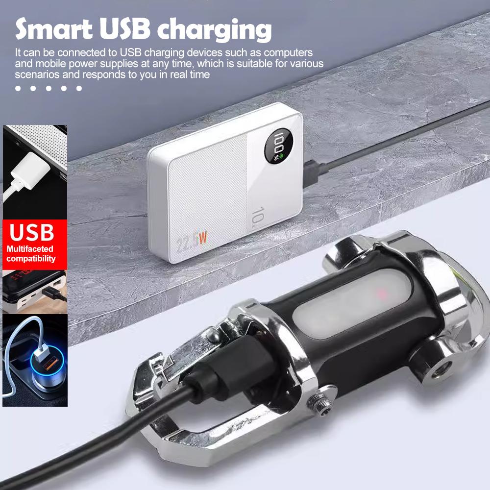 NEW Rechargeable Mini Flashlight Inspection Light Portable Keychain Camping Emergencys Lighting Tool Red Blue Flashing Light