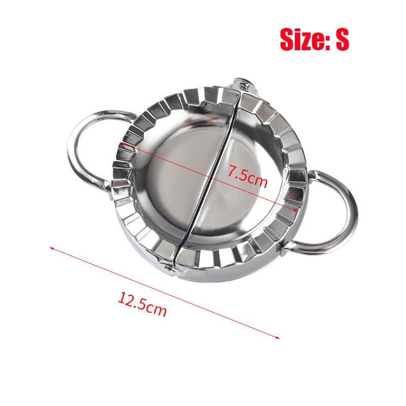 Нержавеющая сталь пельменница с эргономичной ручкой и рифлеными краями