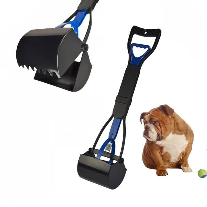 Pelle à déjections - Pratique - Portable - Manche long - Plastique - Noir