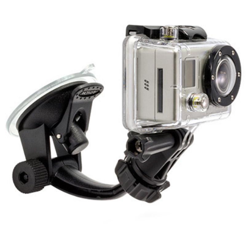 Car Use Suction Cup Camera Holder Clip Base Mount Compatible GoPro Hero 3+ 3 2 1