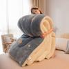 Blanket Bedspread Quilt Blanket Snow Fleece Winter Quilt Thicker Warmth Winter Student Dormitory Single Double Quilt Lamb Velvet Quilt