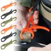 1 шт. Портативный зажим для переноски приманки, зажим для рта рыбы, большой дизайн отверстия, многофункциональный брелок для перчаток