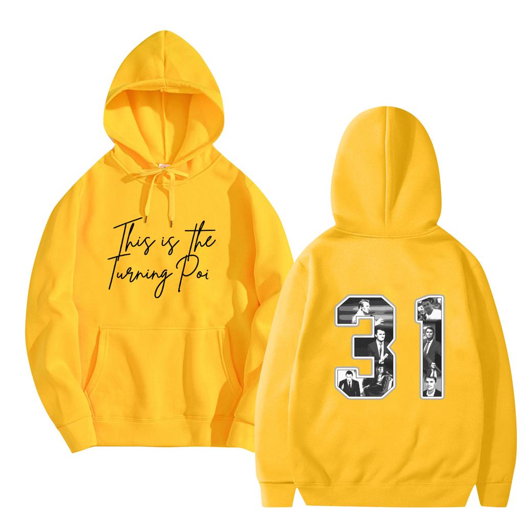 Women's And Men's Fashionable Hooded Long Sleeved Printed Casual Pullover Unisex Sweatshirt Top