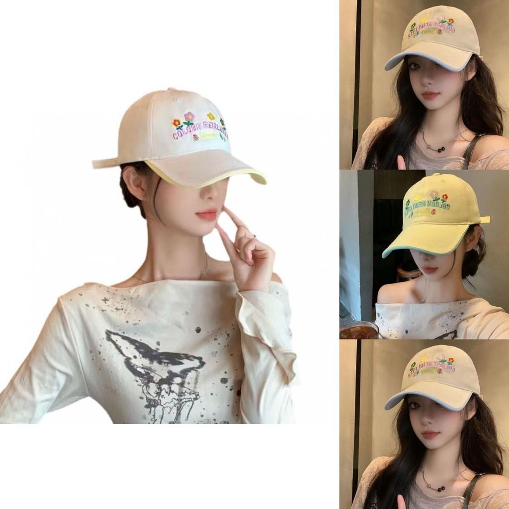 Adorable Floral Pattern Baseball Cap For Women Featuring Soft Cotton Fabric And Breathability