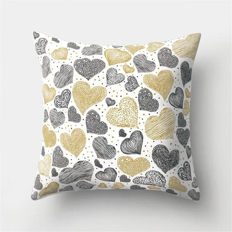 Simple Striped Pattern Pillowcase Office Living Room Car Ornaments Home Pillowcase