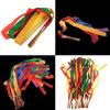 Rainbow Ribbon Children Sport Rhythmic Gymnastics Exercises Cheerleading Fitness