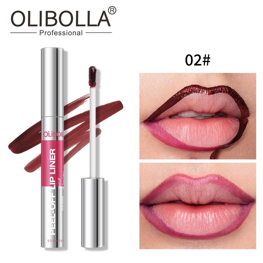 Matte Peel-Off Lip Tint Waterproof Long-Lasting Lip Liner