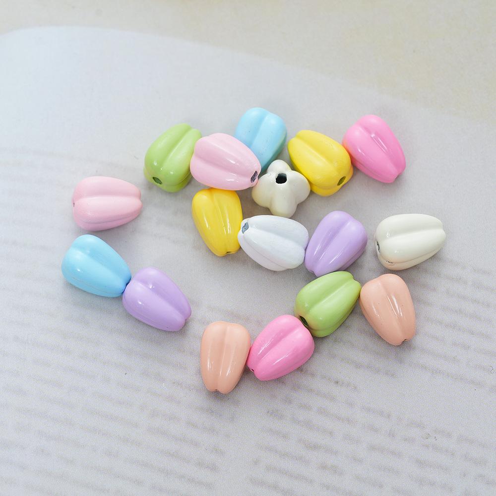 Цвет сплава Бутон Сделай сам Аксессуары Ручная работа Ювелирные изделия Разделитель бусин в виде цветка тюльпана Материал для бисерного ожерелья Цепочка для мобильного телефона