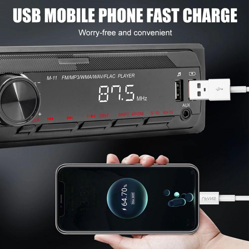 12V Bluetooth Автомобильный MP3-плеер Светодиодный дисплей Автомобильный MP3-плеер Высокое качество Автомобильное FM-радио Универсальный