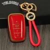 TPU for Toyota Prius 20 RAV4 Camry 70 CHR C-HR Corolla 2018 2019 2020 Car Remote Key Cover Fob Case Accessories Keychain