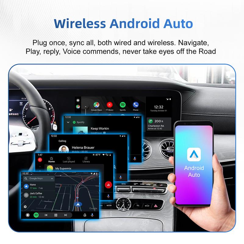 Беспроводной CarPlay Android Auto Для Mercedes Benz A B C E CLS CLA GLA GLB Класса NTG6.0 2018-2022