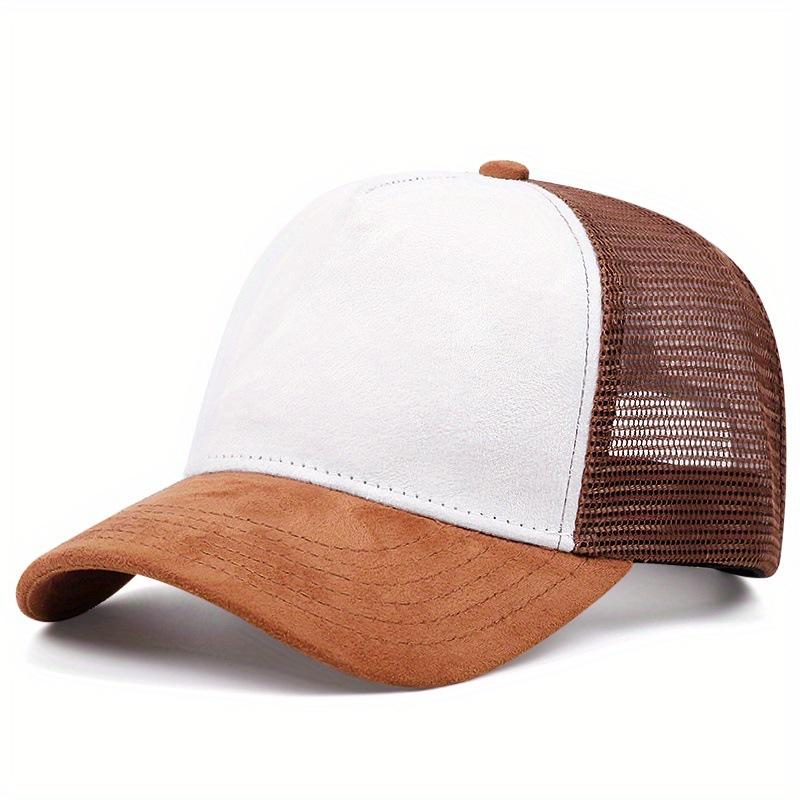 Trucker Adjustable Ports Outdoor Men For Cap Baseball Mesh Neutral Gender Women Caps Fashion Curved Dad Casual Breathable Sunhat Trendy