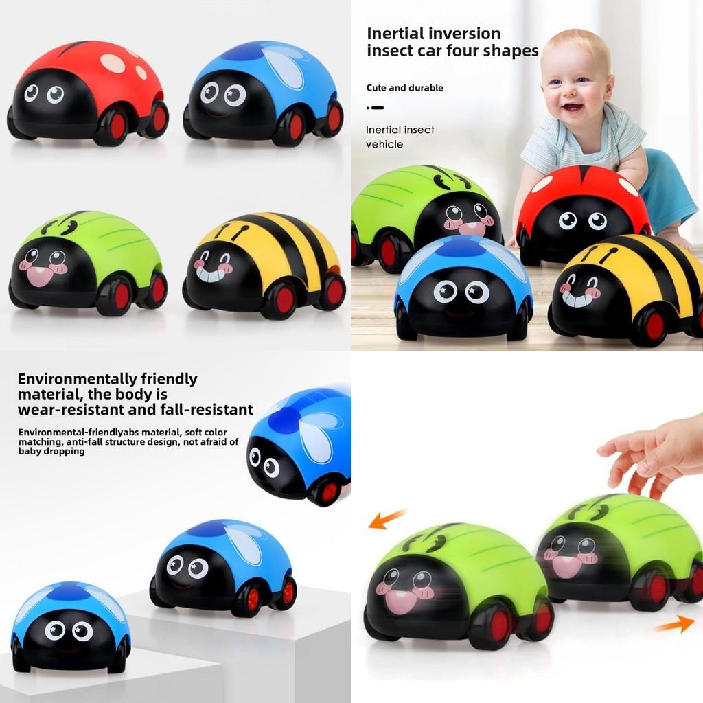 Childrens Inertia Seven Spotted Lady Beetle Toy Car With Animal Design For Toddler Development And Hand Eye Coordination