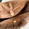 Fashionable Flap Clutch Purse Bag Soft Faux Fur Small Shoulder Bags For Women 2025 Winter Trend Korean Plush Handbags Crossbody Bag