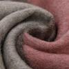 RECLOW RECLOW 100% Wool Two-Tone Pink Color Block Muffler