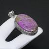 Пурпурит Драгоценный Камень Ручной Работы Стерлингового Серебра 925 Ювелирный Подвеска Натуральный Пурпурит Овальный Драгоценный Камень Антикварный Подвеска Изысканные Ювелирные Изделия Для Подарков