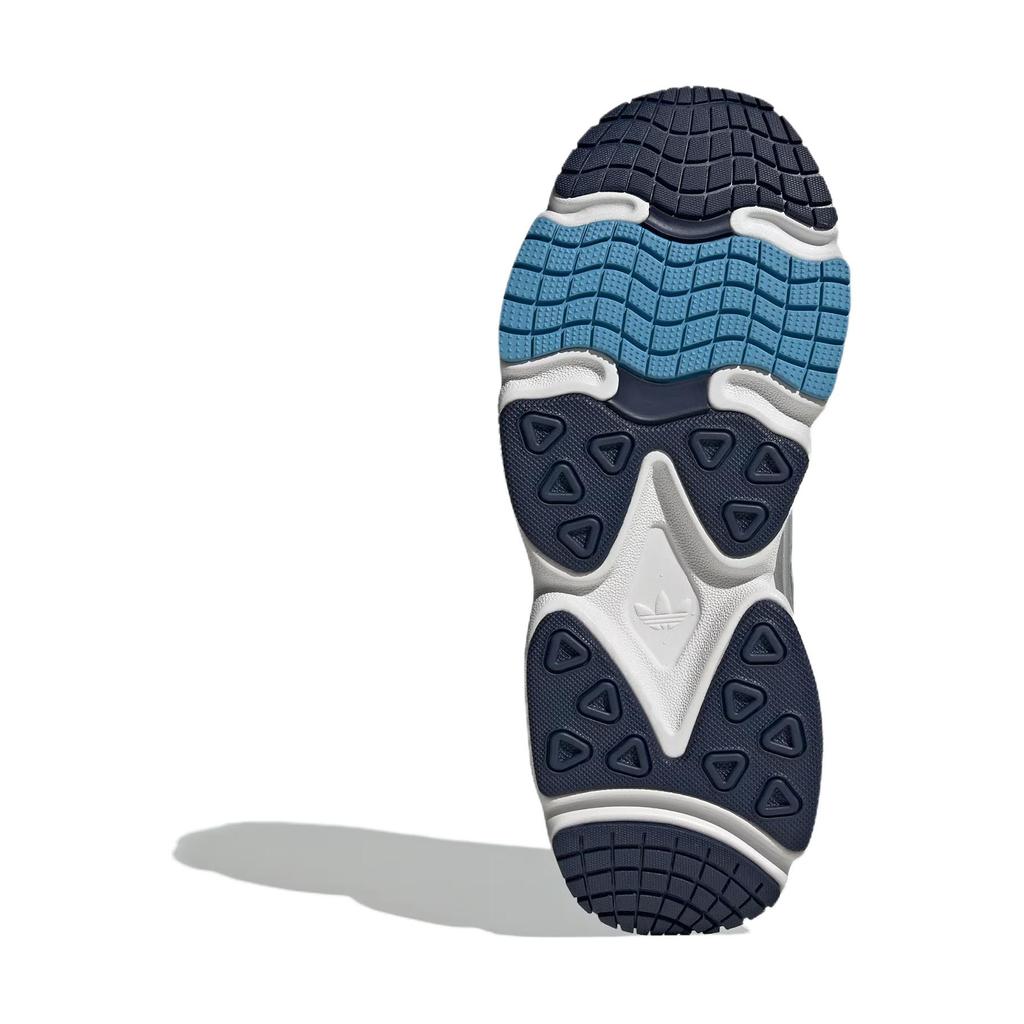 Adidas Оригинальные Ozmillen Модные Универсальные Нескользящие Прочные Низкие Повседневные Кроссовки Детские Повседневные Кроссовки Серебристо-синие IG4274