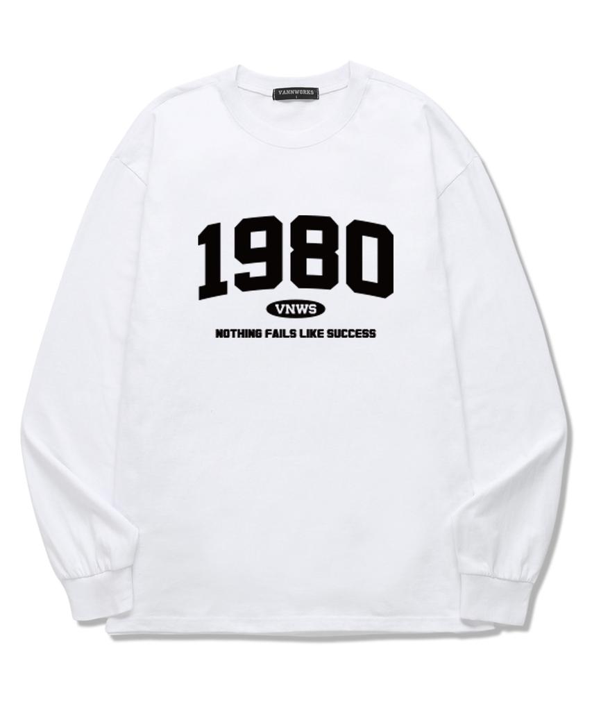 VANNWORKS 1980 Logo Long Sleeve (Vls0067) White