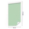 Mint, green and white striped wallpaper for living room and bedroom 50x1000