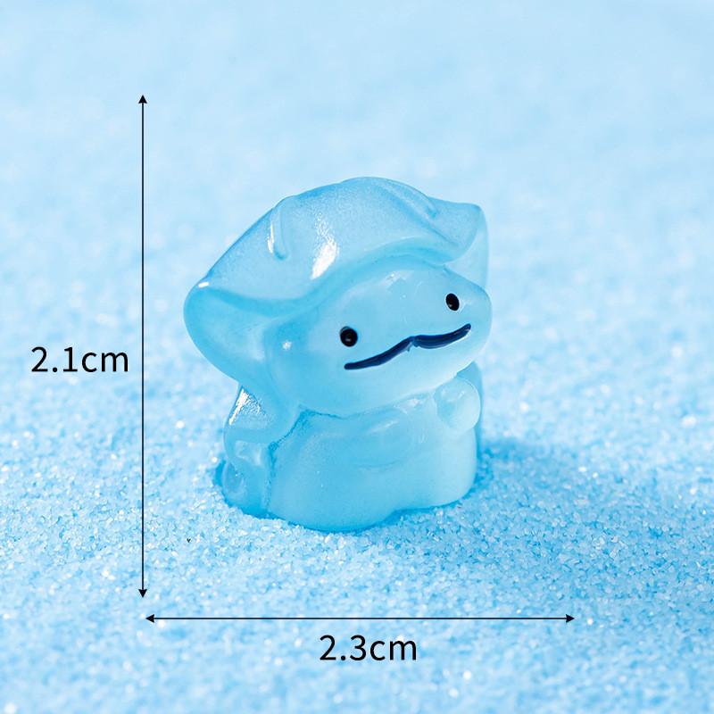 10Pcs Multicolors Mini Marine Animal Miniatures Resin Ornaments Fairy Garden Decoration Micro Landscape