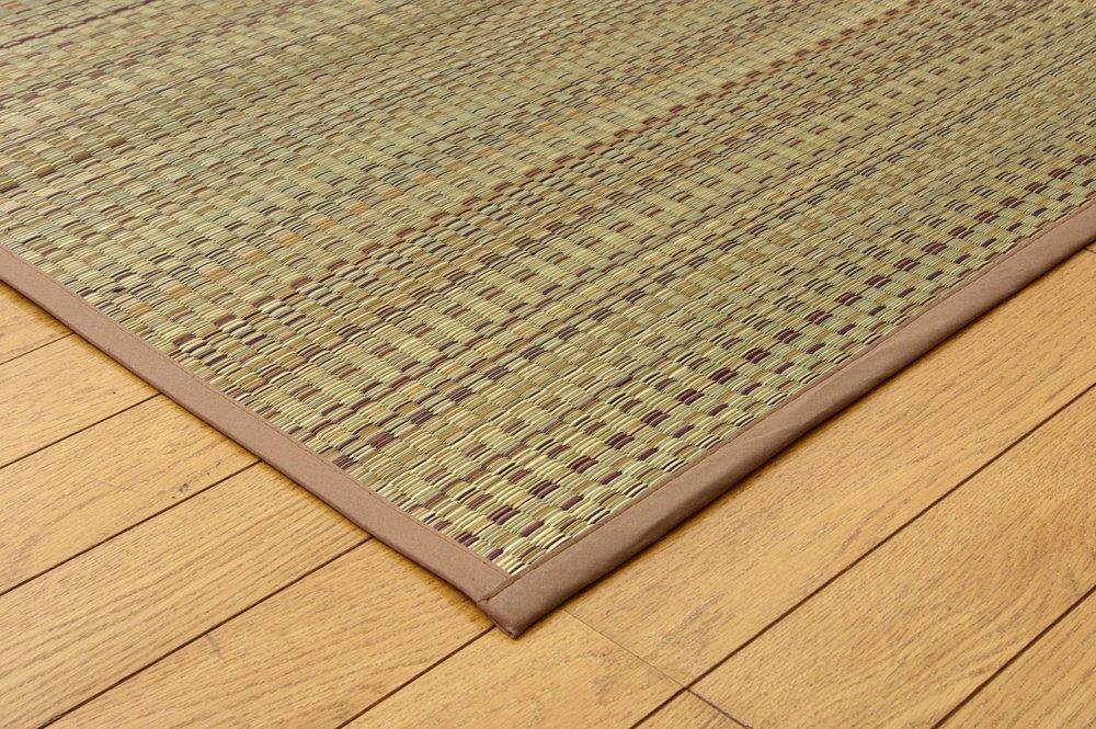 IKEHIKO Hand-woven Igusa Tatami Mat, "DX Color" Beige, Edo Size, 3 Tatami Mats (Approx. 176 X 261 Cm), Backing: Non-woven Fabric