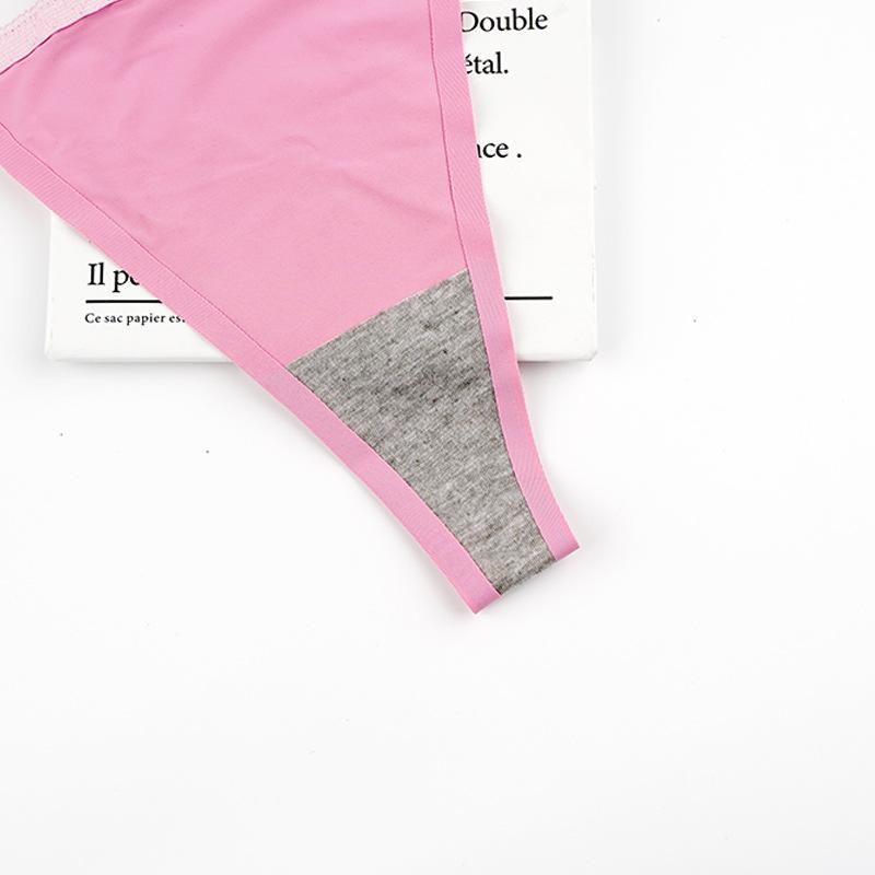 Женские бесшовные трусики Ice Silk с прозрачным поясом и Т-образной спинкой, регулируемые женские стринги