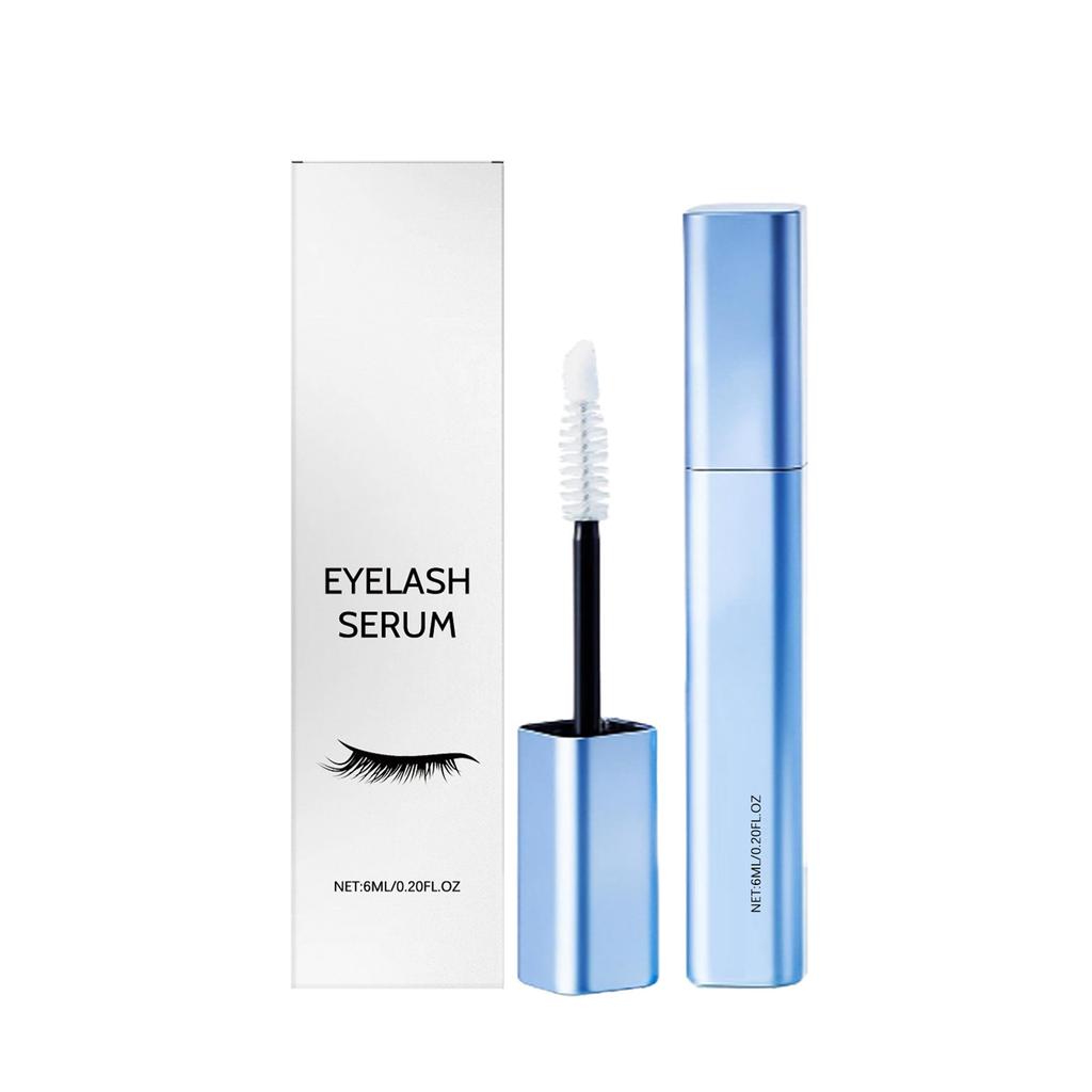 Жидкость для роста ресниц питает черные завитые ресницы, делает их густыми и длинными, не легко смывается макияжем, 6 мл