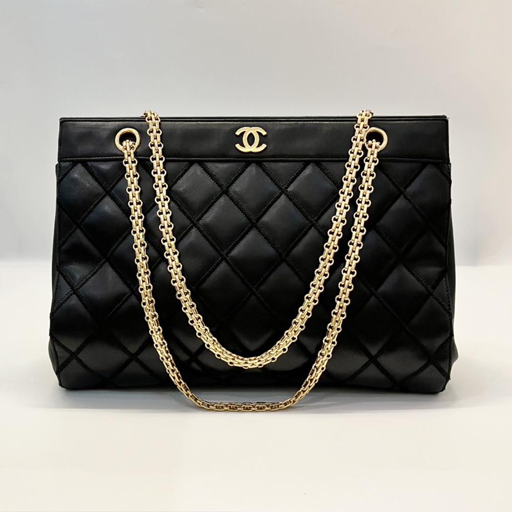 Б/у сумка-тоут CHANEL кожаная унисекс