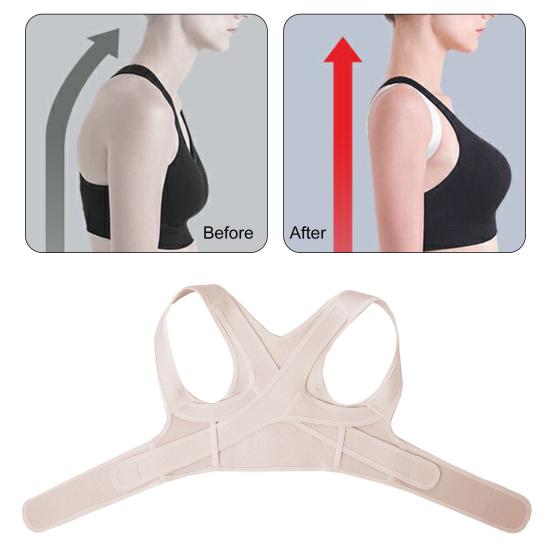 Регулируемый дышащий корректор осанки для мужчин и женщин, студентов, поддержка спины, бандаж для спины, анти-горбун, корректирующий ремень