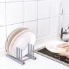 Kitchen Dish Plate Pot Cover Drying Drain Holder Plastic Storage Rack Shelf Cup Dish Rack Tools  WG21IL23a